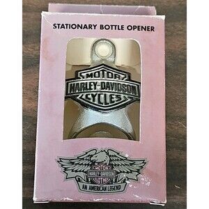VTG Harley-Davidson Wall Mounted Cast Iron Bottle Opener Starr 2000 Made in USA